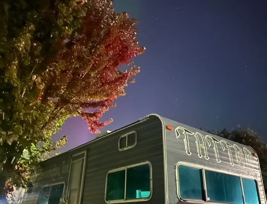 Our fully equipped, state-of-the-art mobile tattoo trailer offers a clean, private, and comfortable environment for your next piece. 